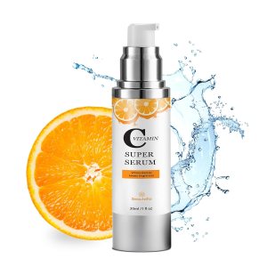Super C Serum for Women Over 70: All-In-One Hydrating Anti-Aging Formula – Vitamin C, Hyaluronic Acid, Vitamin E, Caffeine – Face Lift Serum for Wrinkles, Dark Spots – 1.7 fl. oz.