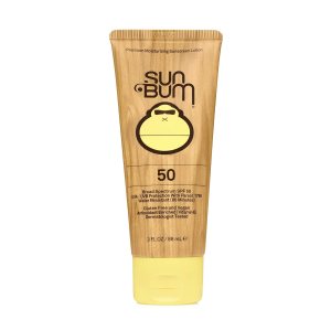 Sun Bum Original SPF 50 Sunscreen Lotion | Vegan and Hawaii 104 Reef Act Compliant (Octinoxate & Oxybenzone Free) Broad Spectrum Moisturizing UVA/UVB Sunscreen with Vitamin E | 3 oz