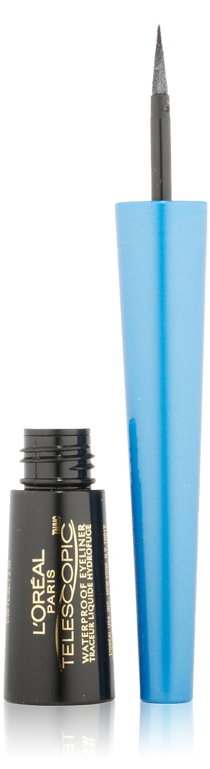 L’Oreal Paris Telescopic Precision Liquid Waterproof Eyeliner, Black L’Oreal Paris Telescopic Precision Liquid Waterproof Eyeliner, Black