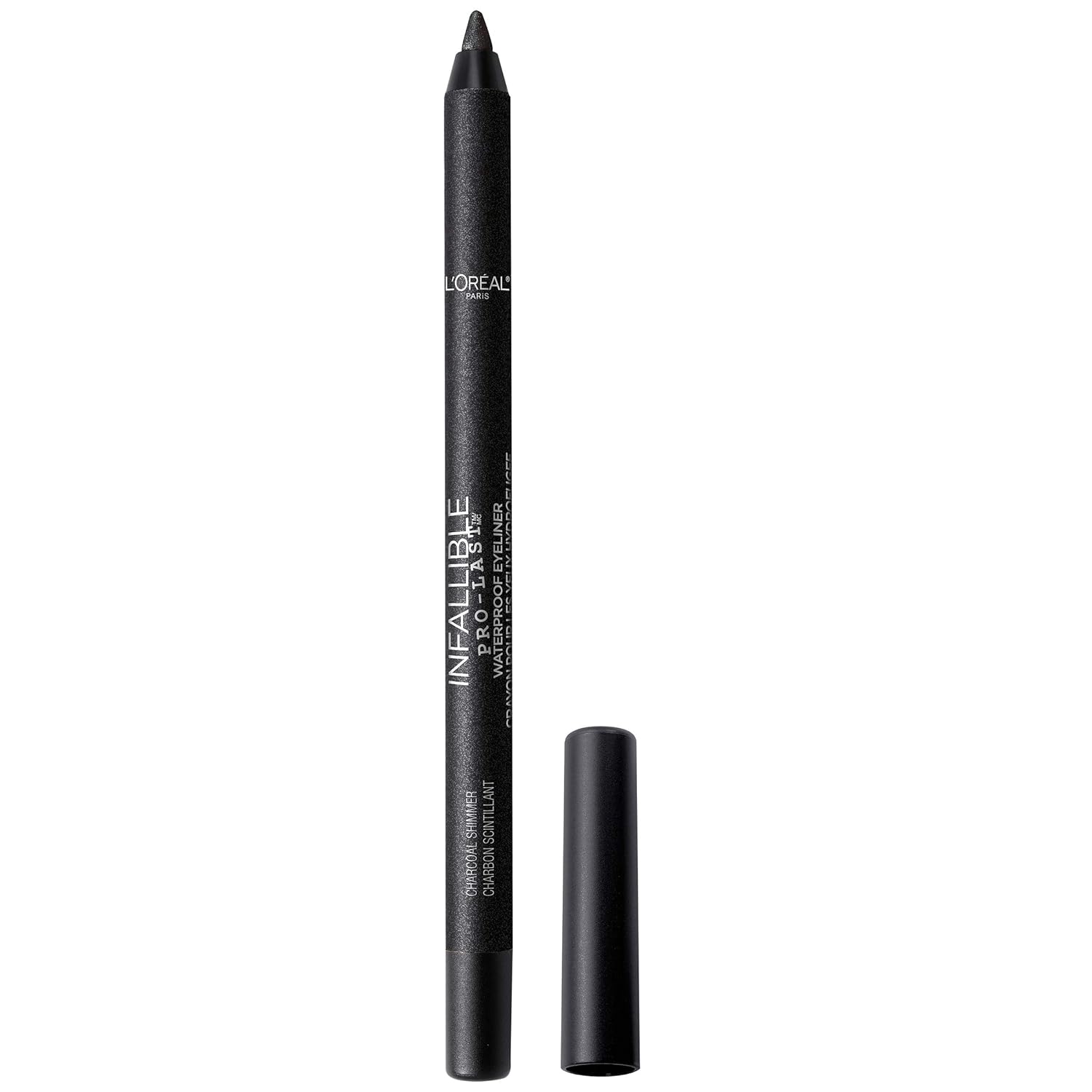 L’Oreal Paris Makeup Infallible Pro-Last Pencil Eyeliner, Waterproof and Smudge-Resistant, Glides on Easily to Create any Look, Black Shimmer, 0.042 oz. L’Oreal Paris Makeup Infallible Pro-Last Pencil Eyeliner, Waterproof and Smudge-Resistant, Glides on Easily to Create any Look, Black Shimmer, 0.042 oz.