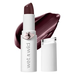 wet n wild Mega Last High-Shine Lipstick Lip Color, Infused with Seed Oils For a Nourishing High-Shine, Buildable & Blendable Creamy Color, Cruelty-Free & Vegan – Sangria Time