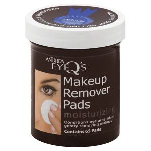 Andrea Eye Q’s Eye Make-Up Remover Pads Moisturizing 65 Each (Pack of 4)