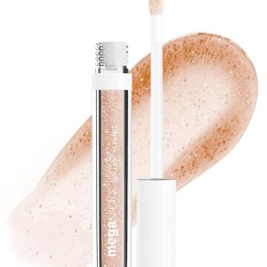wet n wild MegaSlicks Lip Gloss, Ultra-Glossy, Vitamin-E Enriched, Ultra-Gloss High Shine Moisturizing, Cruelty-Free & Vegan – Crushed Diamonds