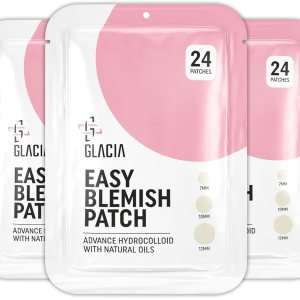 Pimple Patches for Face 72 Pack of Hydrocolloid Acne Patches for All Skin Types – Zit Patches Made With Natural Oils, Tea Tree and Calendula