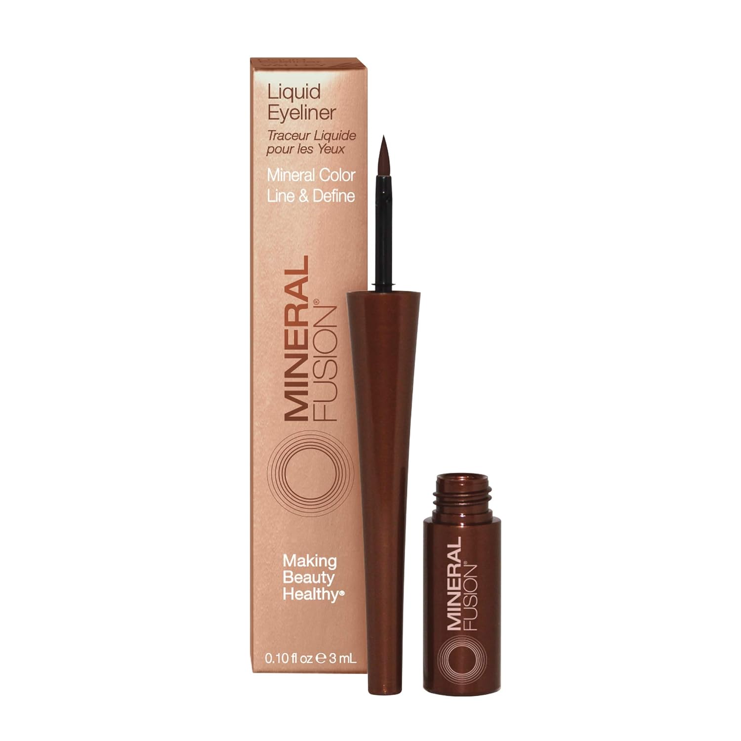 Mineral Fusion Liquid Eyeliner, Valley, 0.1 Ounce (Packaging May Vary) Mineral Fusion Liquid Eyeliner, Valley, 0.1 Ounce (Packaging May Vary)
