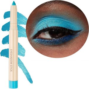 Eyeshadow Stick Eyes Makeup Cream Shimmer Smooth Eyeshadow Pencil, Hypoallergenic Waterproof Long Lasting Eyeshadow, Create High-Impact, Multi-Dimensional Eyes Look (Blue Matte # 10)