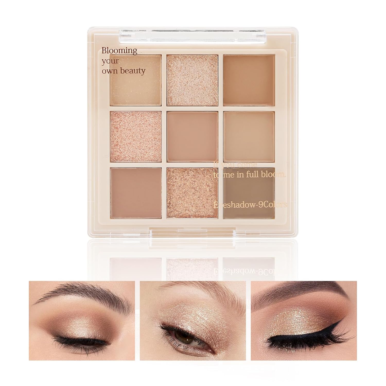 Boobeen Nude Eyeshadow Palette – Matte and Shimmer Makeup, Highly Pigmented Creamy Eye Shadow Powder, Create a Neutral Eye Look, Long Wearing Boobeen Nude Eyeshadow Palette – Matte and Shimmer Makeup, Highly Pigmented Creamy Eye Shadow Powder, Create a Neutral Eye Look, Long Wearing