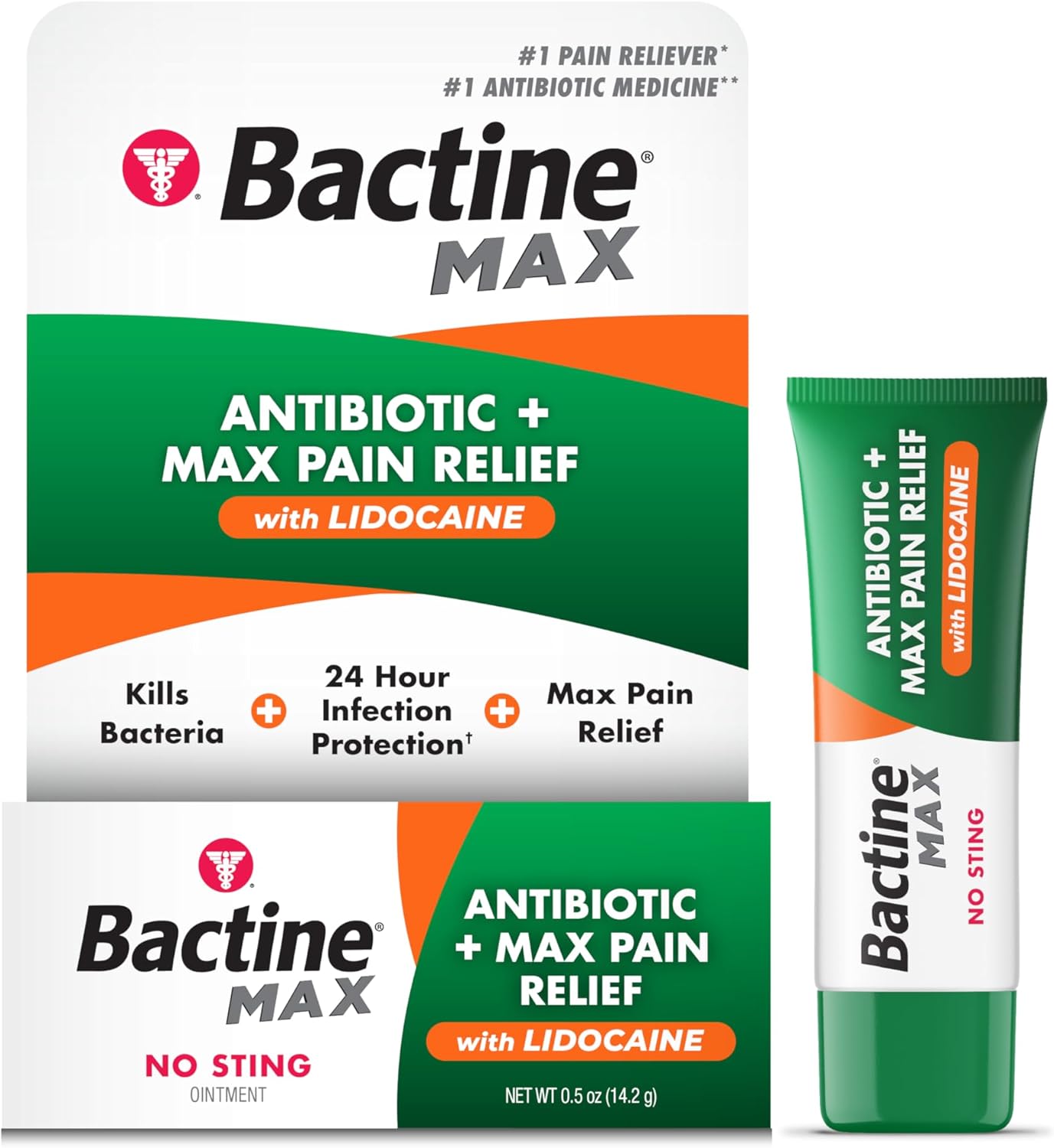 Bactine MAX Antibiotic + Pain Relieving Ointment – Antibiotic Ointment with Lidocaine – Pain + Itch Relief for Minor Cuts & Scrapes & Burns – Lidocaine Numbing Cream – 0.5oz Bactine MAX Antibiotic + Pain Relieving Ointment – Antibiotic Ointment with Lidocaine – Pain + Itch Relief for Minor Cuts & Scrapes & Burns – Lidocaine Numbing Cream – 0.5oz