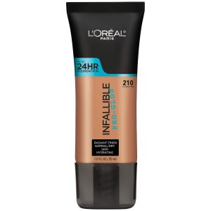 L’Oreal Paris Makeup Infallible Up to 24HR Pro-Glow Foundation, Buff Beige, 1 Fl oz