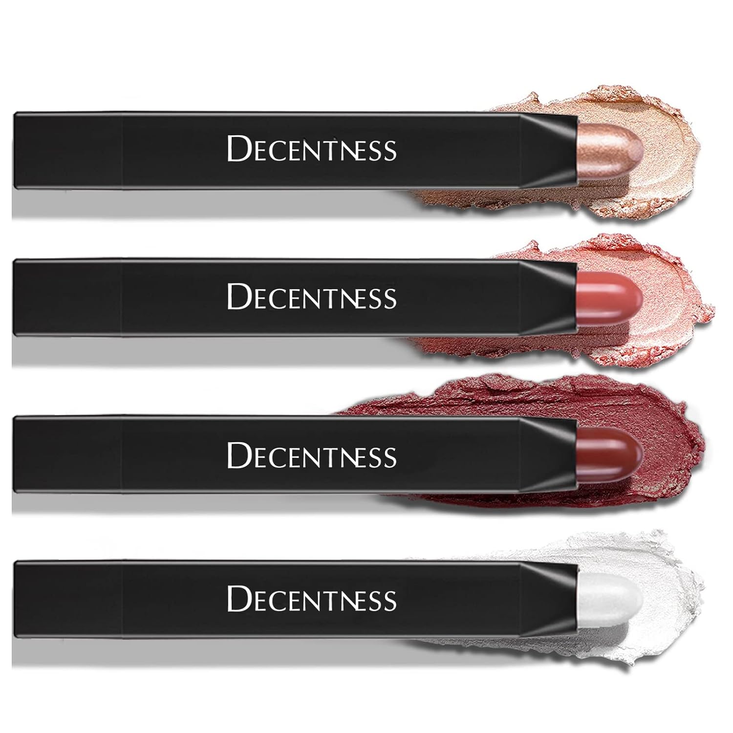 4PCS Shimmer&Matte Cream Eyeshadow Stick,Daily makeup,Lasting&Waterproof Eye Shadow Makeup set,Eyeshadow Pencil Crayon,Ideal Gift(Z1) 4PCS Shimmer&Matte Cream Eyeshadow Stick,Daily makeup,Lasting&Waterproof Eye Shadow Makeup set,Eyeshadow Pencil Crayon,Ideal Gift(Z1)