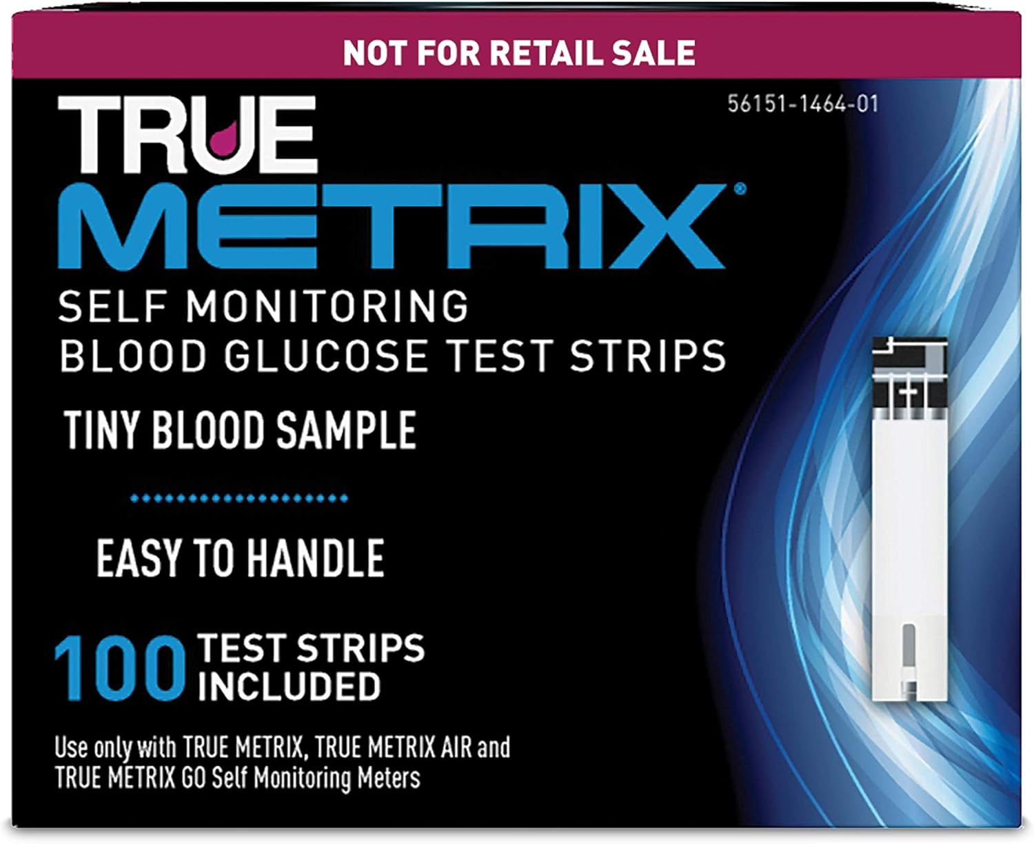 TRUE METRIX Blood Glucose Test Strips NFRS 100ct (100 Test Strips) TRUE METRIX Blood Glucose Test Strips NFRS 100ct (100 Test Strips)