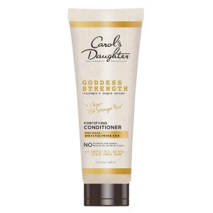 Carol’s Daughter Goddess Strength Fortifying Conditioner For Wavy, Coily and Curly Hair, Sulfate Free Conditioner with Castor Oil for Weak Hair, 11 Fl Oz