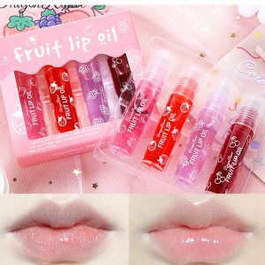 Roll On Lip Gloss for Kids, Fruity Flavors Moisturizing Lip Stain,Kids Lip care,Non Toxic, Kid Friendly, Party Gift
