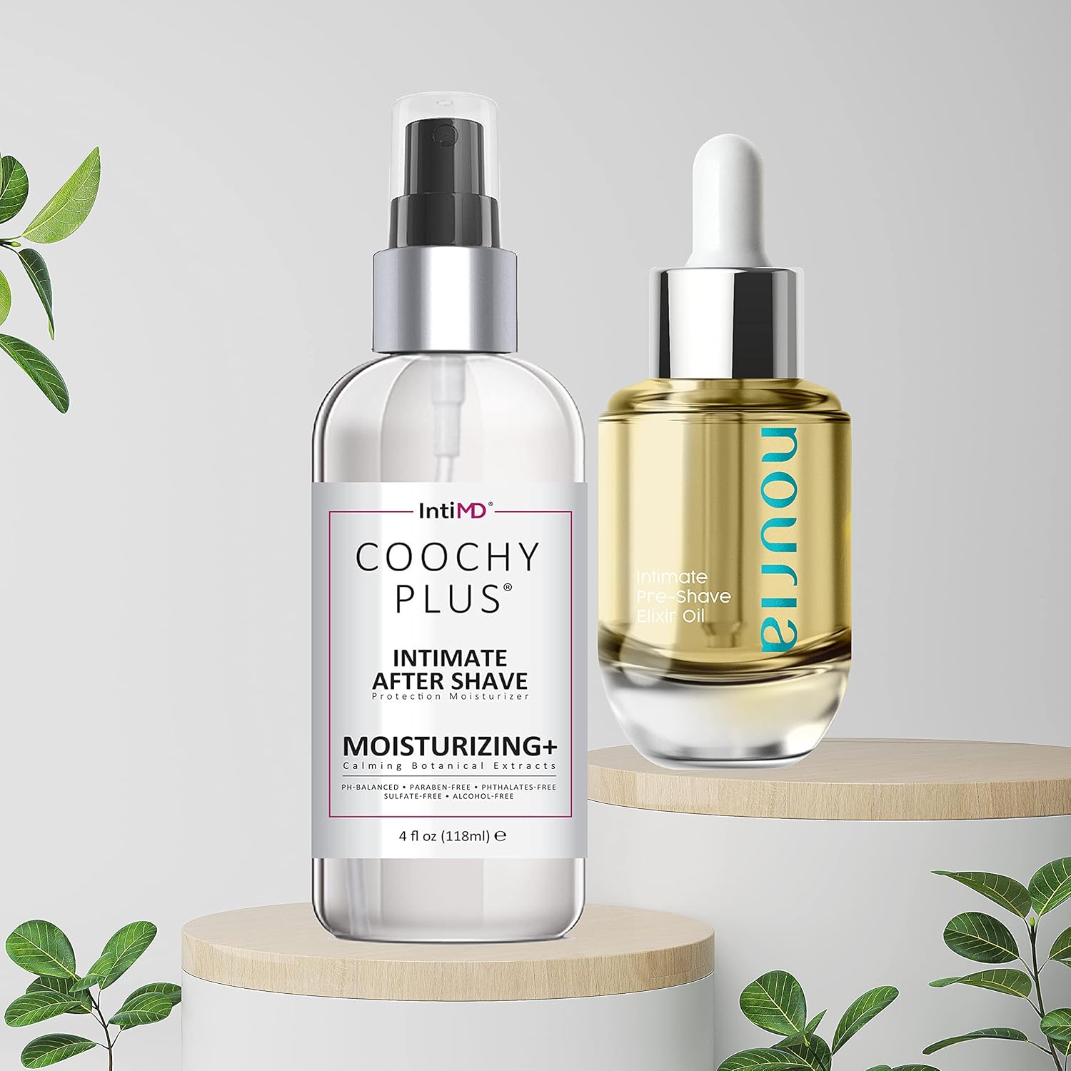 Coochy Plus Intimate After Shave Protection Mist + Pre-Shave Elixir Moisturizer Oil Kit – HydroLock & MOISTURIZING PLUS Continuous Hydration Reliefs Razor Burn Bump Ingrown Hair Coochy Plus Intimate After Shave Protection Mist + Pre-Shave Elixir Moisturizer Oil Kit – HydroLock & MOISTURIZING PLUS Continuous Hydration Reliefs Razor Burn Bump Ingrown Hair