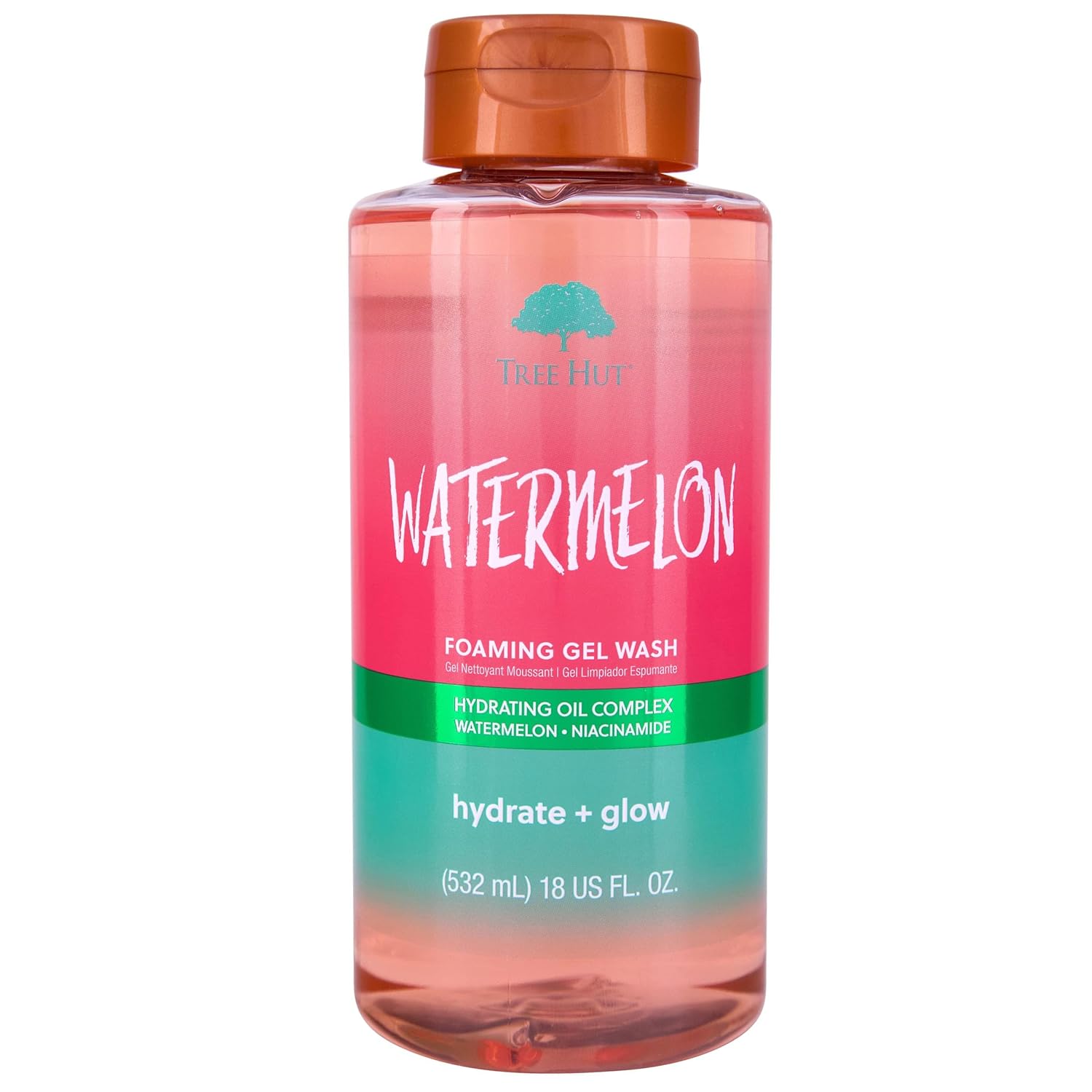 Tree Hut Watermelon Nourishing, Moisturizing & Hydrating Foaming Gel Wash, 18 oz. Tree Hut Watermelon Nourishing, Moisturizing & Hydrating Foaming Gel Wash, 18 oz.