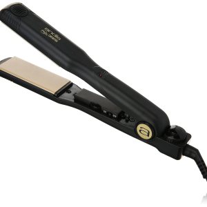 Andis 1.5-Inch High Heat Ceramic Hair Flattening Iron, Black (67770)