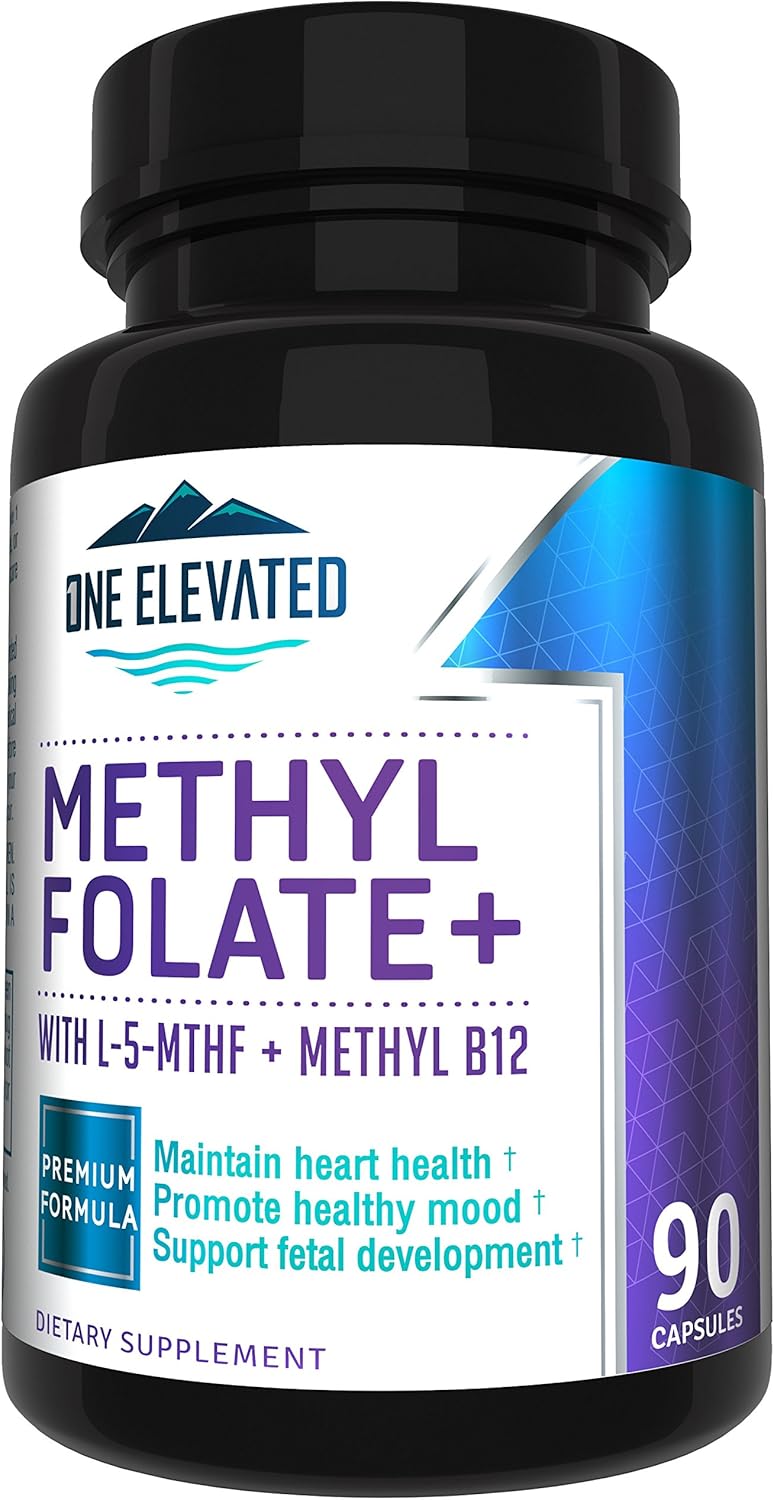 Double Strength & Most Bioactive Methyl Folate! Uniquely Formulated with Highest Pharmaceutical Grade Methylcobalamin (B12), Niacin, B1, B2 B6. Works Synergistically for Max Results-3 Month Supply Double Strength & Most Bioactive Methyl Folate! Uniquely Formulated with Highest Pharmaceutical Grade Methylcobalamin (B12), Niacin, B1, B2 B6. Works Synergistically for Max Results-3 Month Supply