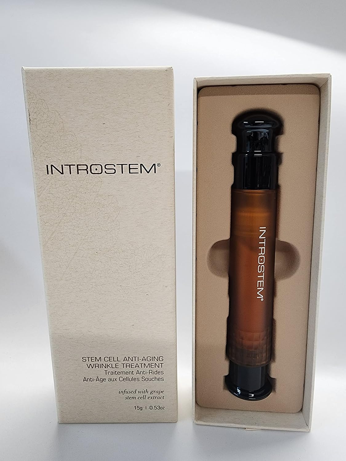 Introstem Stem Cell Anti-Aging Wrinkle Treatment Syringe 15g / .53 oz Introstem Stem Cell Anti-Aging Wrinkle Treatment Syringe 15g / .53 oz