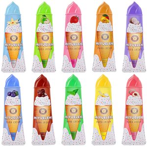 10 Pack Hand Cream Gift Set,Mini Hand Lotion Travel Size,Natural Fragrance Hand Cream,Moisturizing Hand Care Cream for Dry Cracked Hands,Mini Lotions Bulk,Gifts for Women Mom Girls Sister
