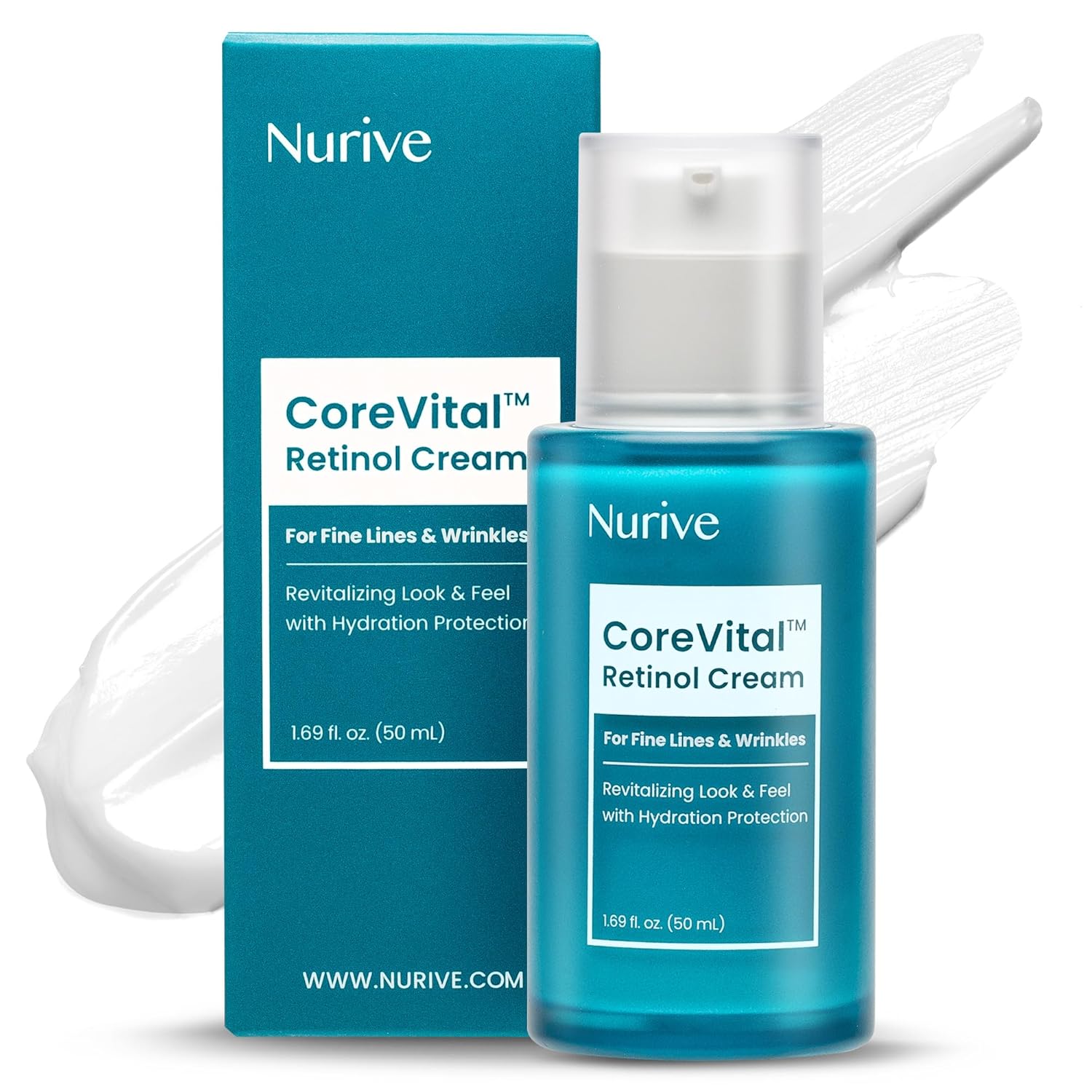 CoreVital Retinol Cream – Anti Aging Retinol Face Cream | Face Moisturizer For Smooth Skin | For Eye Wrinkle, Stretch Marks, Fine Lines, and Wrinkle Care | Cruelty-free(50 ml / 1.69 fl oz) CoreVital Retinol Cream – Anti Aging Retinol Face Cream | Face Moisturizer For Smooth Skin | For Eye Wrinkle, Stretch Marks, Fine Lines, and Wrinkle Care | Cruelty-free(50 ml / 1.69 fl oz)