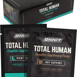 ONNIT Total Human Day and Night Vitamin Packs for Men and Women,Capsule, 30-Day Supply – Adult Multivitamin