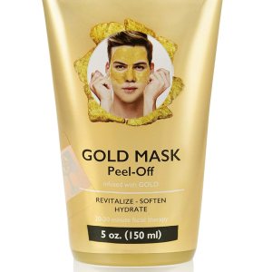 SpaScriptions Men’s Peel-Off Gold Mask – 5oz, Soothe Skin, Hydrating, Soothing