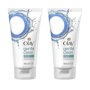 OLAY Gentle Clean Foaming Cleanser 5 Fl oz (Pack of 2)