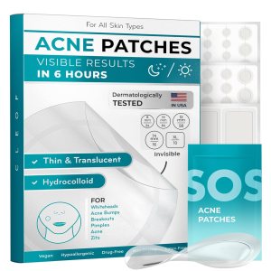 Pimple Patches for Face & Body – Overnight Treatment – Acne Patch for Zits, Dots, Bumps, Spots, Pimples, Whiteheads – Hydrocolloid Stickers -Vegan, Cruelty-Free, Hypoallergenic (XL,8mm,10mm,12mm,14mm)