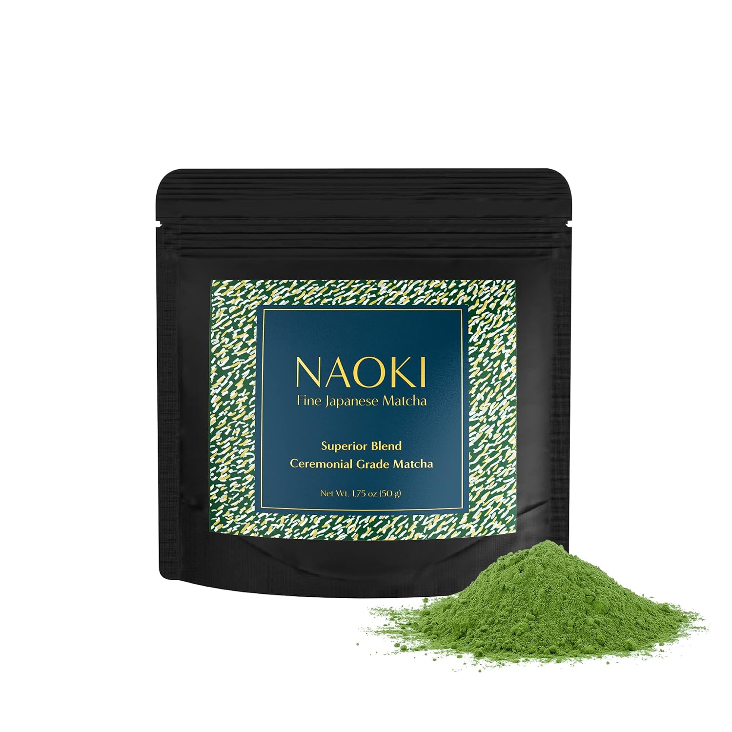 Naoki Matcha Superior Ceremonial Blend – Authentic Japanese First Harvest Ceremonial Grade Matcha Green Tea Powder from Uji, Kyoto (50g / 1.75oz) Naoki Matcha Superior Ceremonial Blend – Authentic Japanese First Harvest Ceremonial Grade Matcha Green Tea Powder from Uji, Kyoto (50g / 1.75oz)
