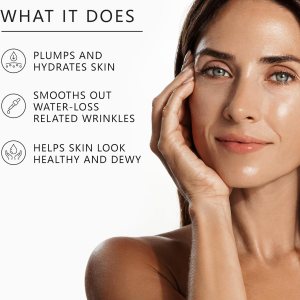 Asterwood Pure Hyaluronic Acid Serum for Face – Plumping, Anti-Aging & Hydrating – Fragrance-Free, Pairs Well with Vitamin C Face Serum & Hylunaric Acid Moisturizer, 29ml/1 oz