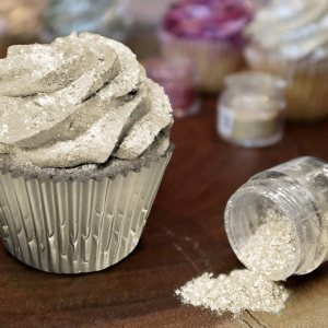 Bakell Tinker Dust – Champagne Gold (5g 1x Jar) | Edible Glitter for Cakes, Cupcakes, Cake Pops, Drinks
