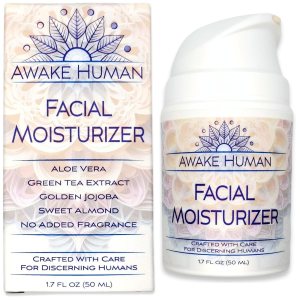 Natural Face Moisturizer with Aloe and Green Tea, Facial Moisturizer for Dry Skin, Face Cream for Sensitive Skin, No Added Fragrance