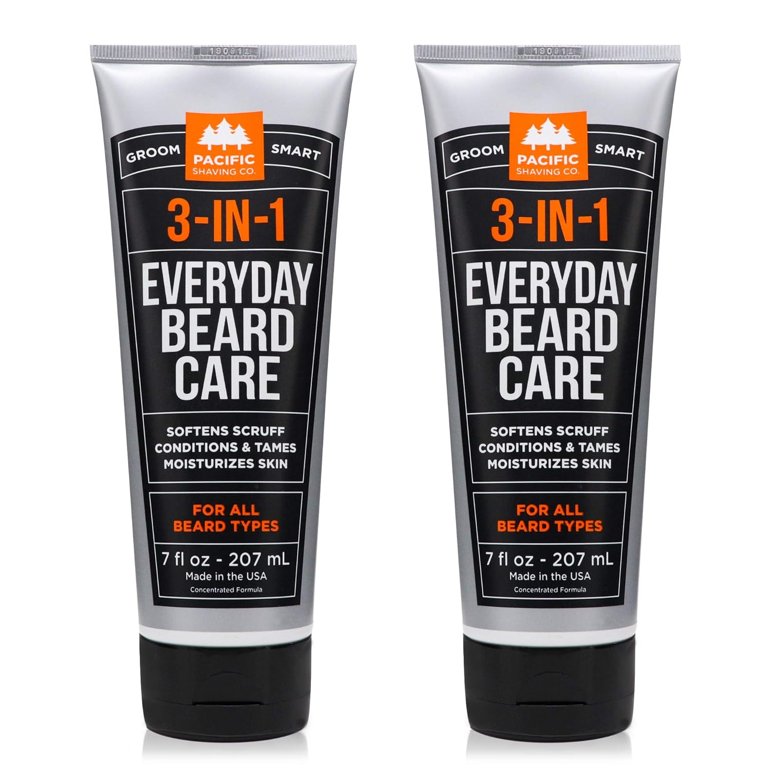Pacific Shaving Company 3-in-1 Beard Care – Ultra-Concentrated Formula Softens Scruff, Conditions, Tames, and Moisturizes Skin for Any Beard Length – Clean Beard Grooming Products 7 Fl Oz (Pack of 2) Pacific Shaving Company 3-in-1 Beard Care – Ultra-Concentrated Formula Softens Scruff, Conditions, Tames, and Moisturizes Skin for Any Beard Length – Clean Beard Grooming Products 7 Fl Oz (Pack of 2)