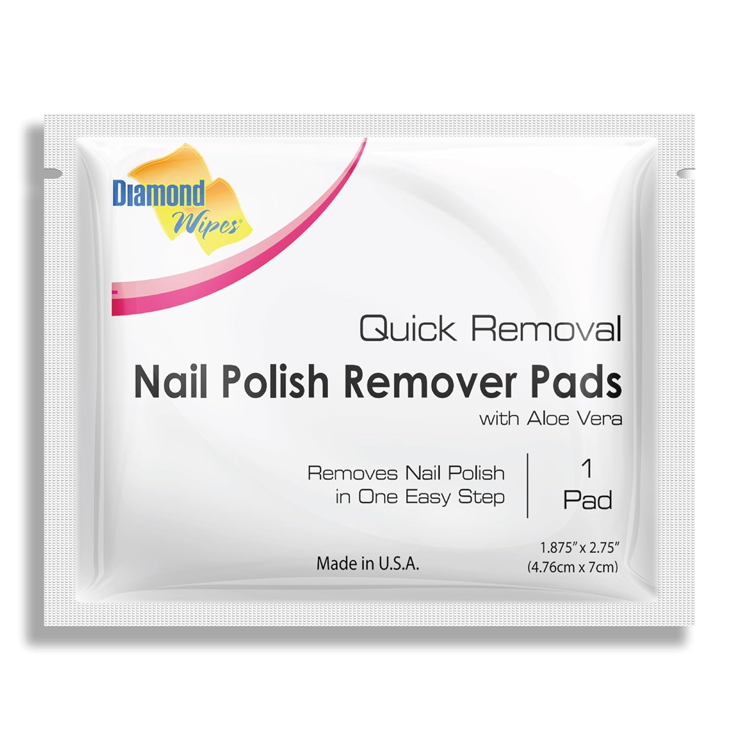 Diamond Wipes Nail Polish Remover Wipes with Aloe Vera, Acetone Nail Polish Remover Pads, Case of 500 Individually Wrapped Nail Polish Wipes Diamond Wipes Nail Polish Remover Wipes with Aloe Vera, Acetone Nail Polish Remover Pads, Case of 500 Individually Wrapped Nail Polish Wipes