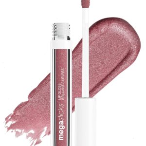 wet n wild MegaSlicks Lip Gloss, Ultra-Glossy, Vitamin-E Enriched, Ultra-Gloss High Shine Moisturizing, Cruelty-Free & Vegan – Red Past Curfew