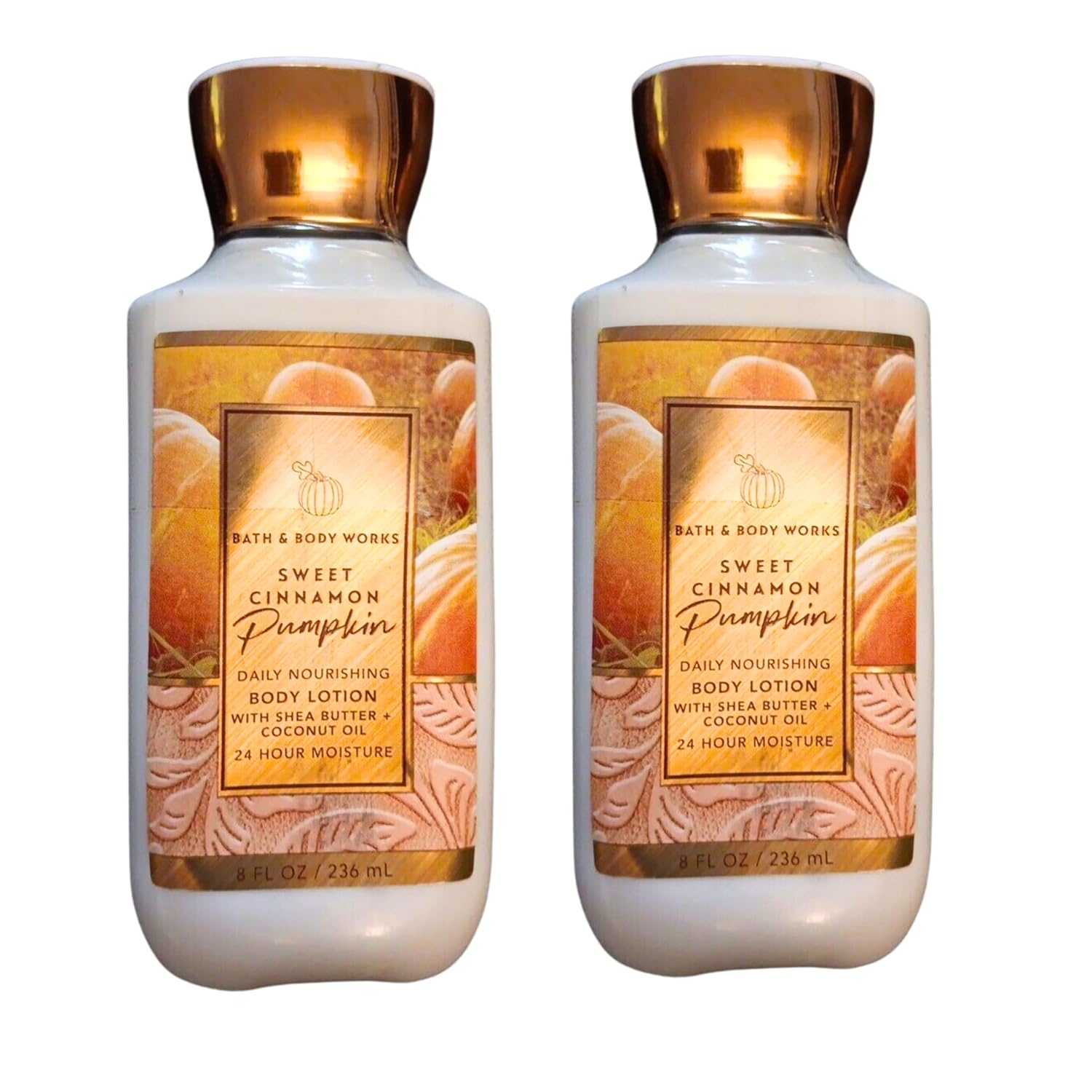 Bath and Body Works Body Lotion, Set of 2, 8oz Each (Sweet Cinnamon Pumpkin) Bath and Body Works Body Lotion, Set of 2, 8oz Each (Sweet Cinnamon Pumpkin)