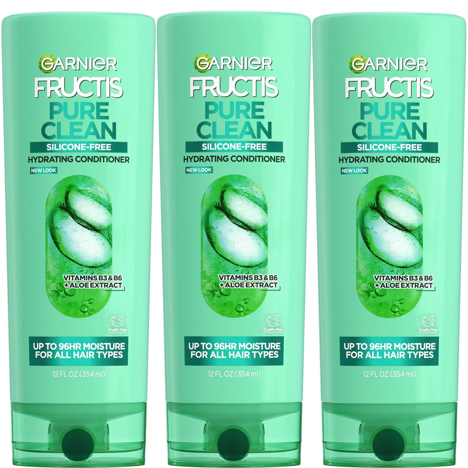 Garnier Fructis Pure Clean Hydrating Conditioner, 12 Fl Oz, 3 Count (Packaging May Vary) Garnier Fructis Pure Clean Hydrating Conditioner, 12 Fl Oz, 3 Count (Packaging May Vary)