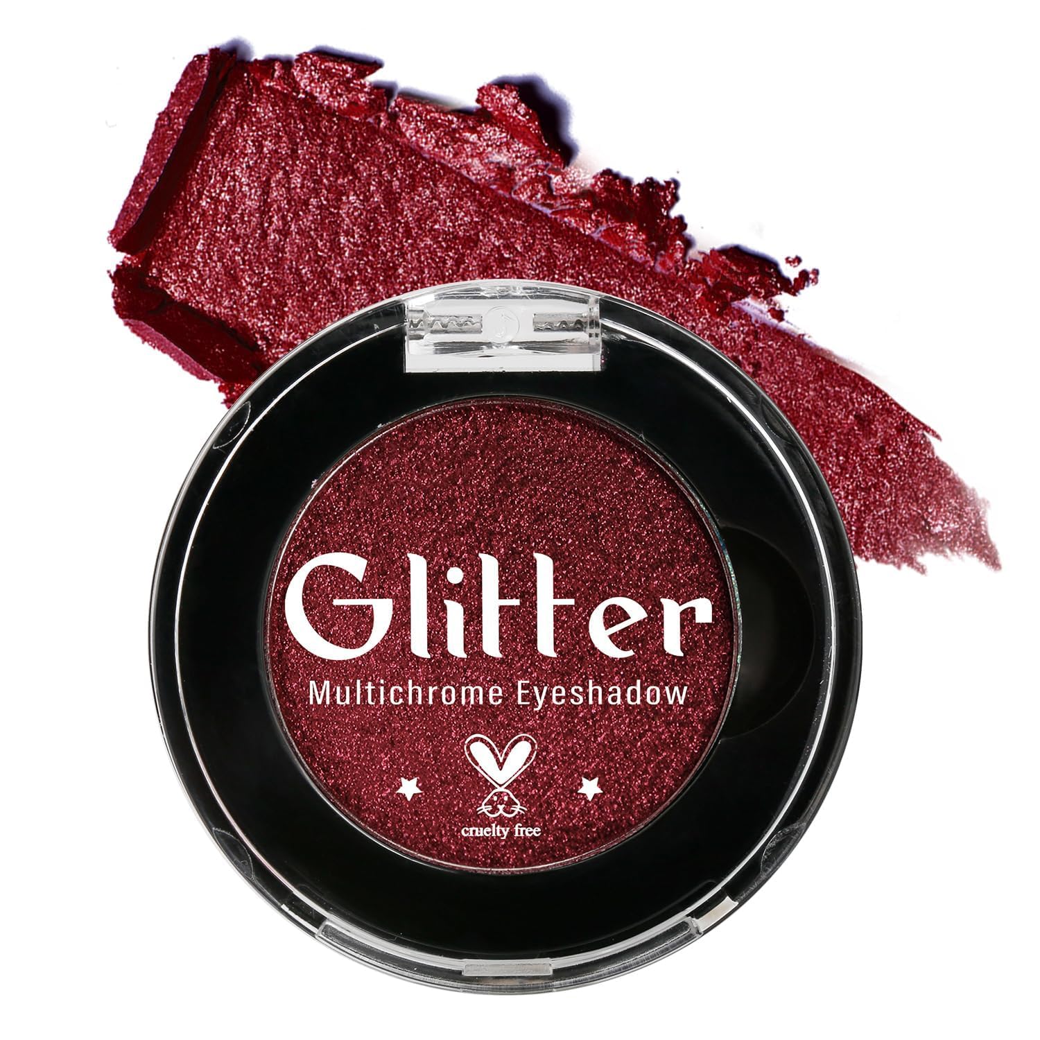 Metallic Burgundy Red Eyeshadow, Highly Pigmented True Red Sparkly Eyeshadow for Halloween Look, Cute Cream Formula Blendable Eye Shadow Pallets for Clown Gothic Makeup, Talc Free-Wine Red 3i Metallic Burgundy Red Eyeshadow, Highly Pigmented True Red Sparkly Eyeshadow for Halloween Look, Cute Cream Formula Blendable Eye Shadow Pallets for Clown Gothic Makeup, Talc Free-Wine Red 3i