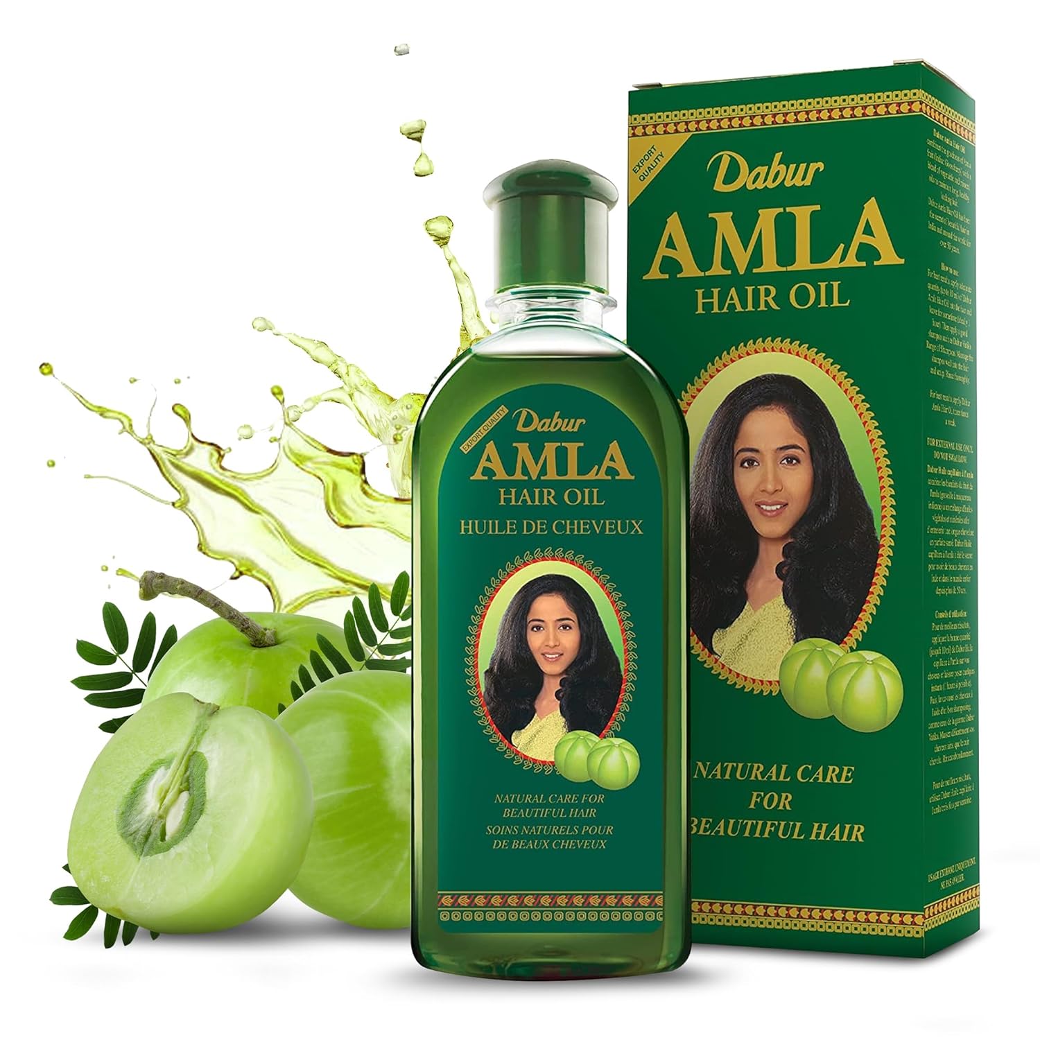 Dabur Amla Hair Oil for Healthy Hair and Moisturized Scalp, for Men and Women, Indian Bio Oil for Hair, Natural Care for Beautiful Hair (200ml) Dabur Amla Hair Oil for Healthy Hair and Moisturized Scalp, for Men and Women, Indian Bio Oil for Hair, Natural Care for Beautiful Hair (200ml)