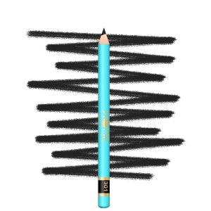 Wooden Eyeliner Pencil, Smooth texture Soft Black Makeup Pencil Eyeliner (#301, 1 Count/Pack of 1)