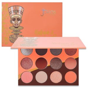 Juvia’s Place Palette The Nubian 3 Coral – Peachy Neutrals, Muted Hues, Shades of 12, Matte & Shimmer Shades, Pigmented Makeup Palette Eye Color & Shine, Pressed
