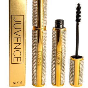 JUVENCE Lash Extension Mascara, Waterproof Mascara For Volume And Long Lashes, Lash Lengthening Effect, High Concentration Black Color 0.33 FL Oz (Pack of 1)