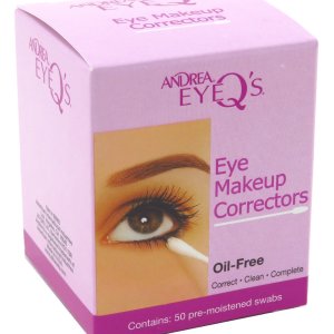 Andrea Eye Q’s Eye Make-Up Correctors Swabs 50 Count (2 Pack)