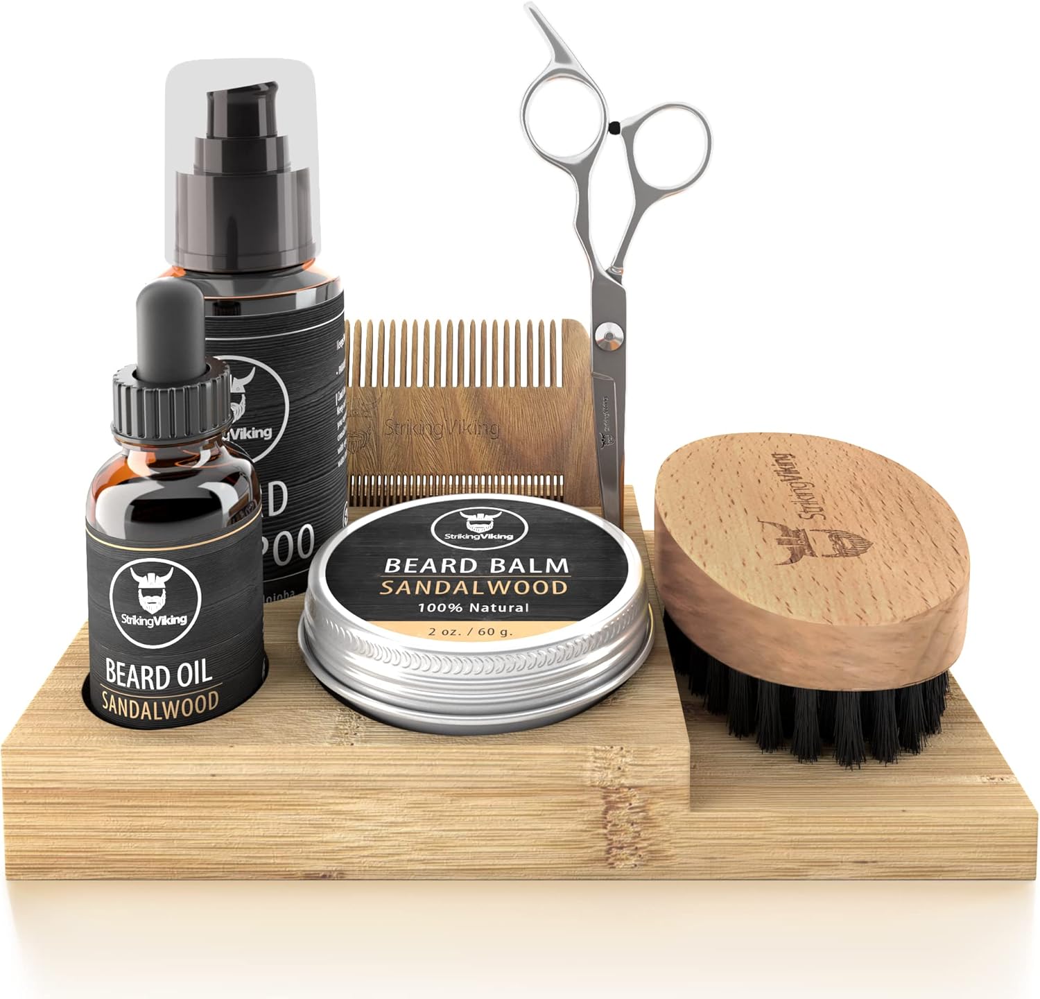Striking Viking Beard Caddy Countertop Bathroom Organizer for Beard Products – Beard Product Holder for Beard Oil,Beard Balm,Beard Wash,Beard Comb,Beard Brush & Scissors (1pc Organizer Caddy) Striking Viking Beard Caddy Countertop Bathroom Organizer for Beard Products – Beard Product Holder for Beard Oil,Beard Balm,Beard Wash,Beard Comb,Beard Brush & Scissors (1pc Organizer Caddy)