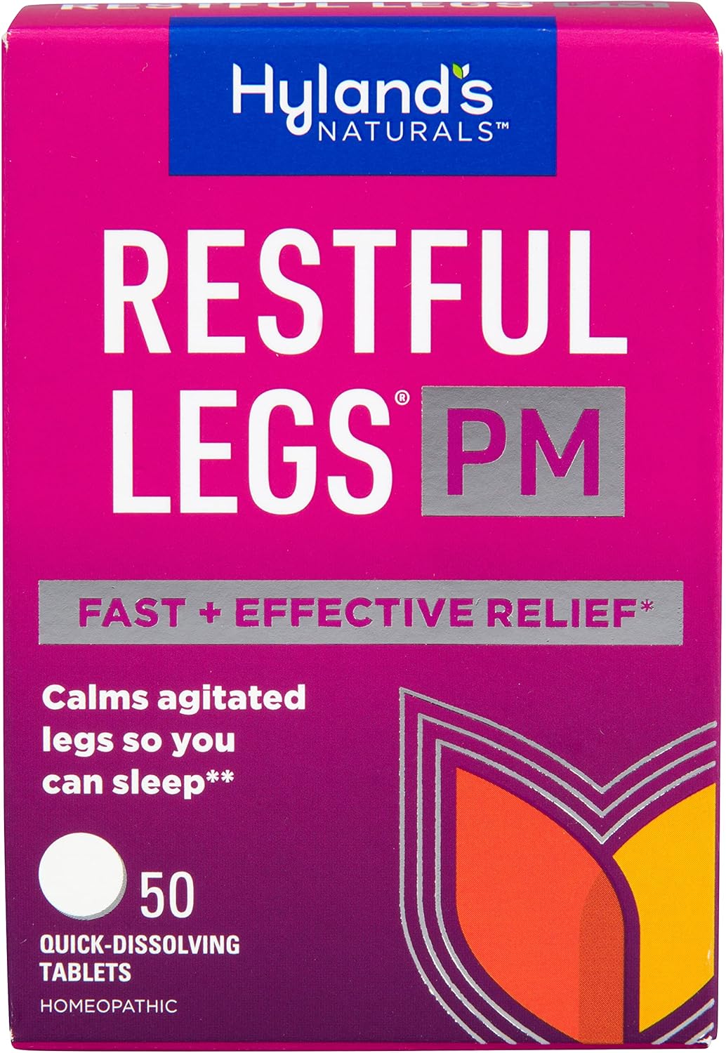 Restful Legs Nighttime PM Tablets by Hyland’s, Natural Itching, Crawling, Tingling and Leg Jerk Relief, 50 Count Restful Legs Nighttime PM Tablets by Hyland’s, Natural Itching, Crawling, Tingling and Leg Jerk Relief, 50 Count