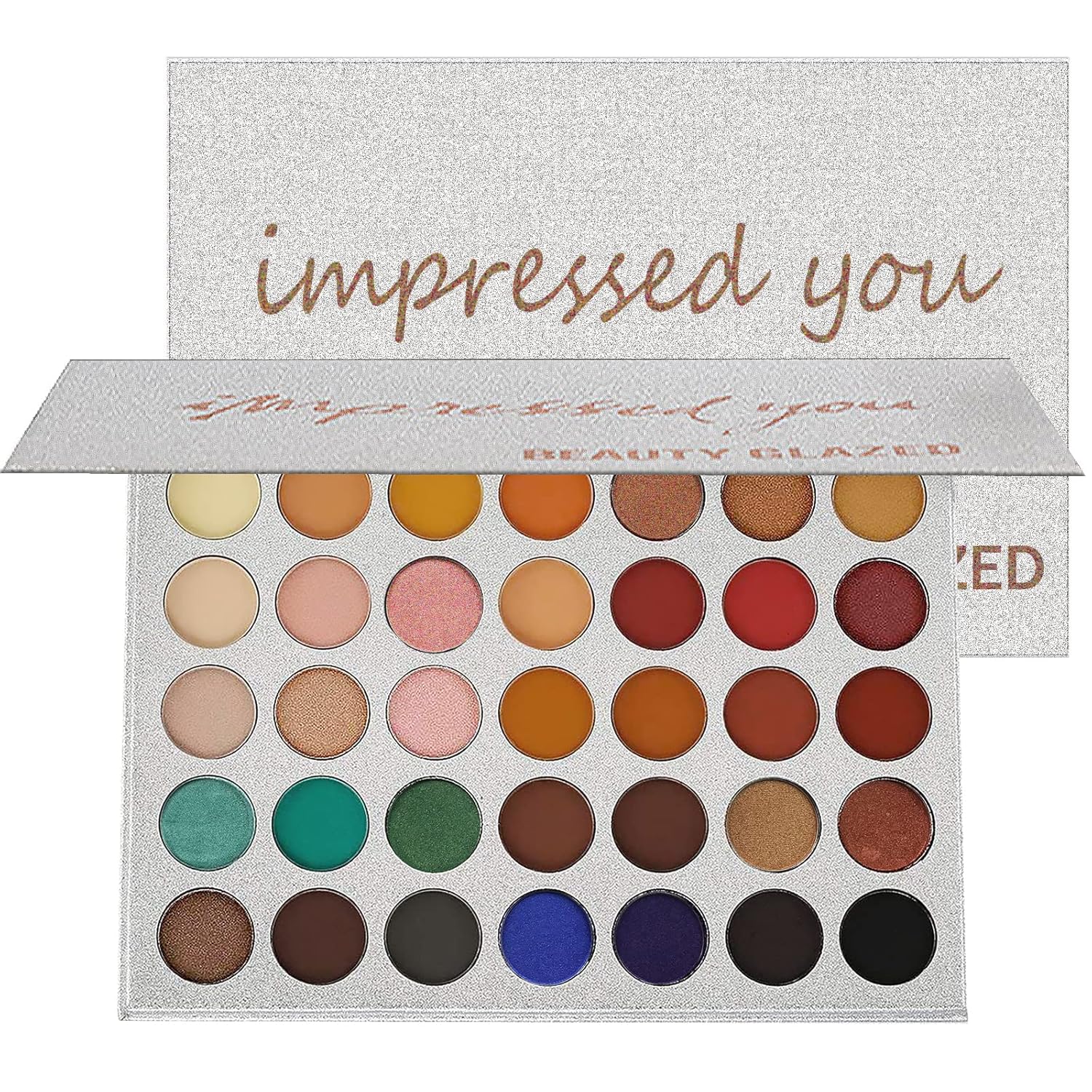 MYUANGO Highly Pigmented Eyeshadow Palette, Multi-Finish Matte Shimmers Eye Makeup Palette, Blendable Long Lasting Natural Colors, Vegan & Cruelty-Free MYUANGO Highly Pigmented Eyeshadow Palette, Multi-Finish Matte Shimmers Eye Makeup Palette, Blendable Long Lasting Natural Colors, Vegan & Cruelty-Free
