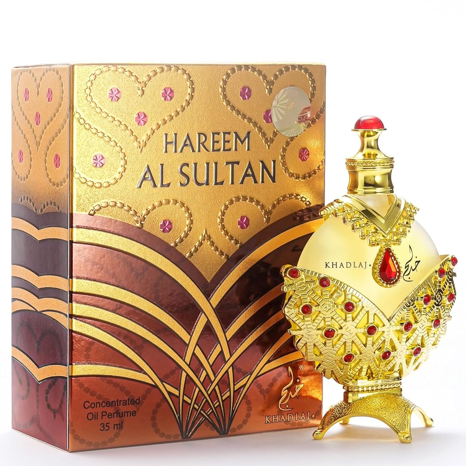 ORIGINAL Hareem Al Sultan Gold Concentrated Perfume Oil by Khadlaj (35ml) ORIGINAL Hareem Al Sultan Gold Concentrated Perfume Oil by Khadlaj (35ml)