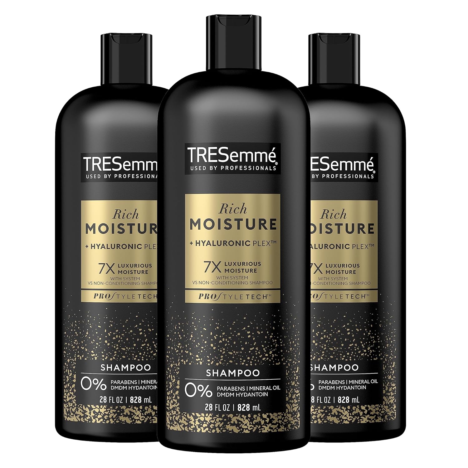 TRESemmé Shampoo Moisture Rich 3 Count for Dry Hair Professional Quality Salon-Healthy Look and Shine Moisture Rich Formulated with Vitamin E and Biotin 28 oz TRESemmé Shampoo Moisture Rich 3 Count for Dry Hair Professional Quality Salon-Healthy Look and Shine Moisture Rich Formulated with Vitamin E and Biotin 28 oz