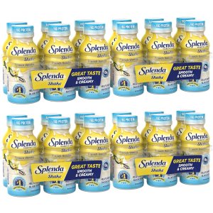 SPLENDA Diabetes Care Shakes – Meal Replacement Shake, French Vanilla, 8 Fl Oz (Pack of 24)