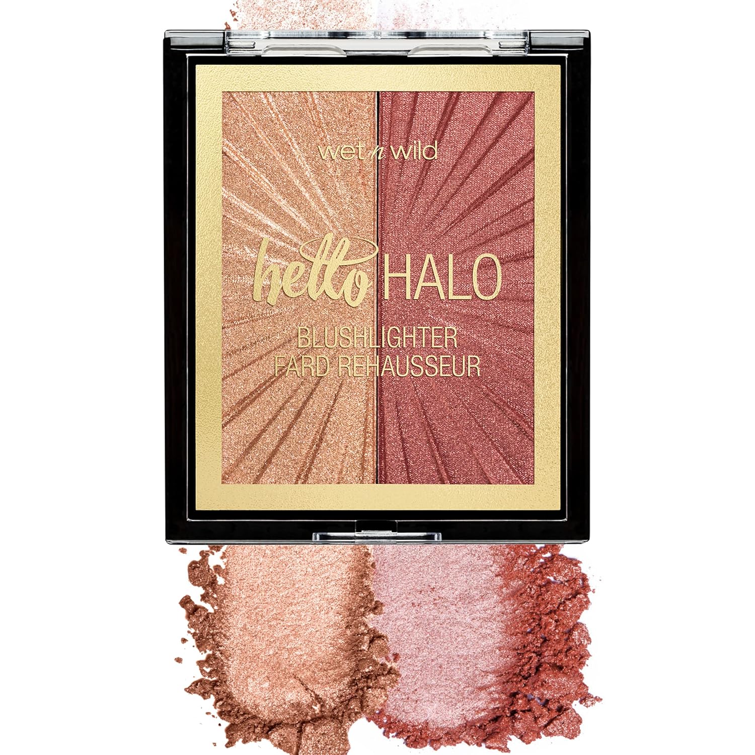 Wet n Wild MegaGlo Blushlighter, Blendable Blush & Highlighter Set, Shimmery Metallic Finish, Flash Me Wet n Wild MegaGlo Blushlighter, Blendable Blush & Highlighter Set, Shimmery Metallic Finish, Flash Me